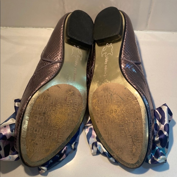 Unique! EUC Libby Edelman flats with large leopard bow. Barely worn! - Picture 7 of 9